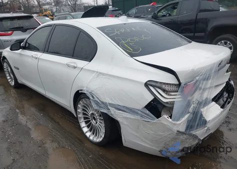 2014 BMW 750I из США, поврежденный, VIN WBAYA8C58ED228203